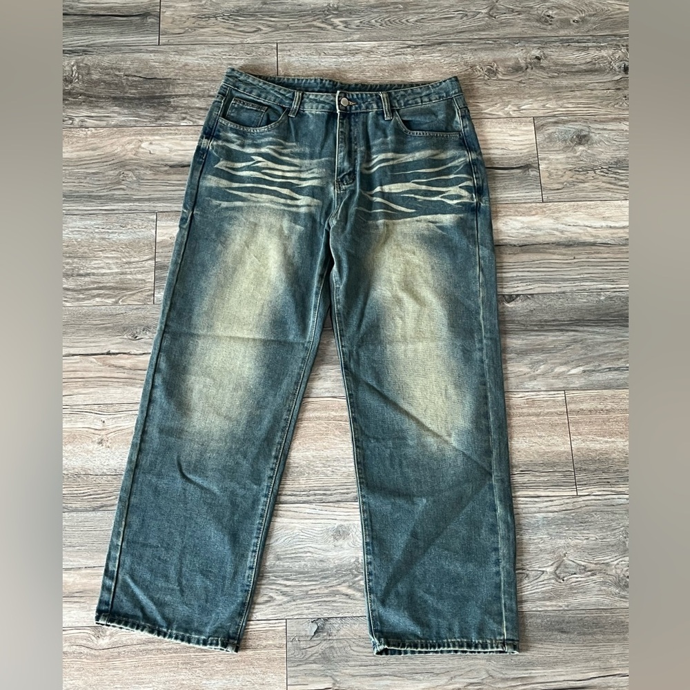 mid wash jeans size 36